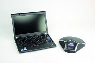 Konftel 55Wх — спикерфон для конференцсвязи с подключением по Bluetooth и USB