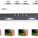 Матричный коммутатор 4x4 HDMI, 4K Lenkeng LKV414