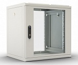 Шкаф настенный разборный 12U (600 × 520) дверь стекло