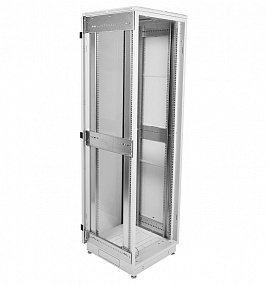 Шкаф напольный 42U (600 × 1000) дверь стекло