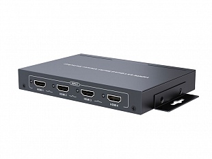 Переключатель HDMI 4 в 1 с функцией квадрирования изображения Lenkeng LKV401MS