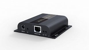 Удлинитель HDMI по витой паре CAT6 поверх протокола IP до 120 м с ИК Lenkeng LKV383-RX (только приемник)