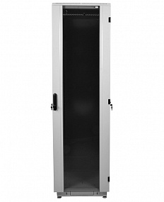 Шкаф напольный 42U (600 × 1000) дверь стекло
