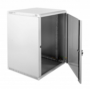 Шкаф телекоммуникационный настенный разборный 12U (600 × 520) дверь стекло ШРН-Э-12.500