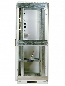 Шкаф напольный 42U (600 × 1000) дверь металл