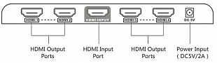 Сплиттер 1 в 4 HDMI, 4К, EDID Lenkeng LKV314EDID