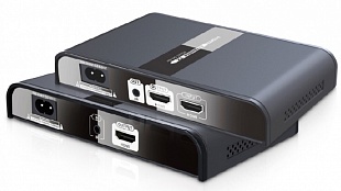 Удлинитель HDMI по электросети с ИК Lenkeng LKV380 (режим передатчик - приёмник)